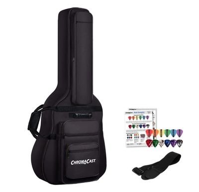 ChromaCast Acoustic Guitar 6-Pocket Padded Gig Bag