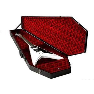 coffin shaped guitar case