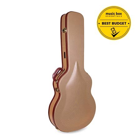 Crossrock Semi-Hollow & Hollowbody Electric Guitar Case fits 335 Style, Vinyl Tweed (CRW600SATW) 